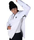 WOMENS WATERPROOF HOODY - WHITE