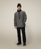 MENS TIOGA FLEECE PULLOVER - RHINO GREY