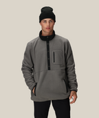 MENS TIOGA FLEECE PULLOVER - RHINO GREY
