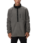 MENS TIOGA FLEECE PULLOVER - RHINO GREY