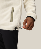 MENS TIOGA FLEECE PULLOVER - LIMESTONE