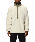 MENS TIOGA FLEECE PULLOVER - LIMESTONE