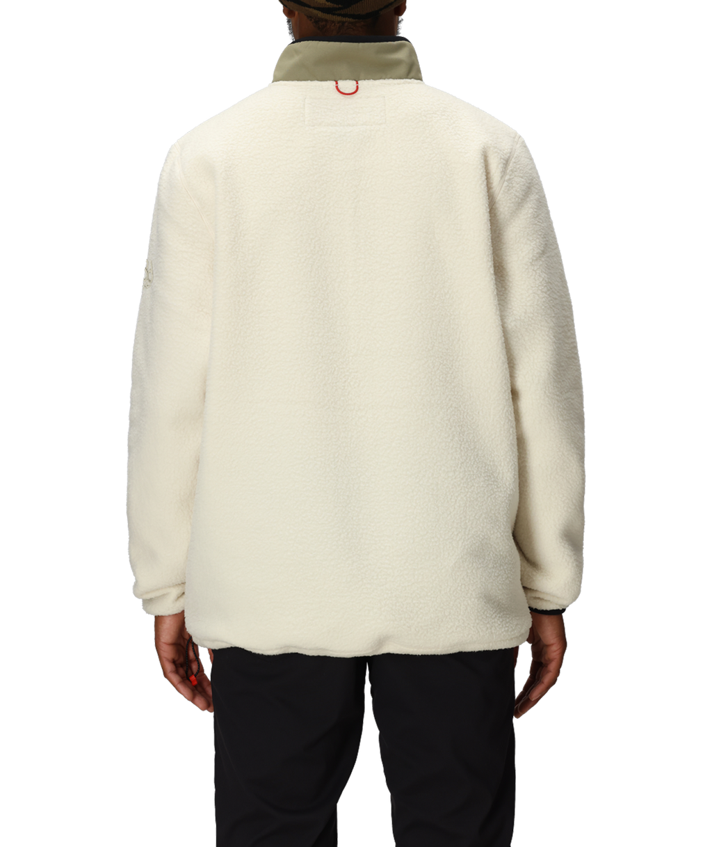 MENS TIOGA FLEECE PULLOVER - LIMESTONE