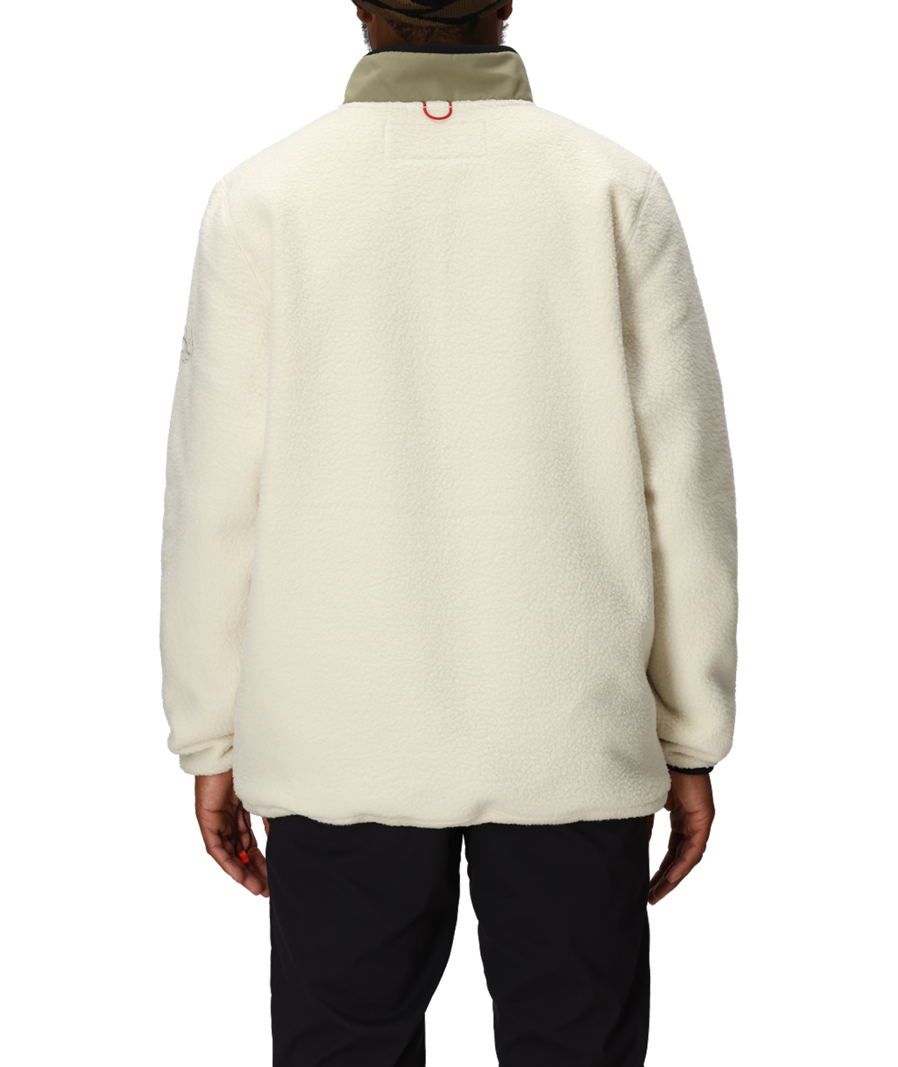MENS TIOGA FLEECE PULLOVER - LIMESTONE