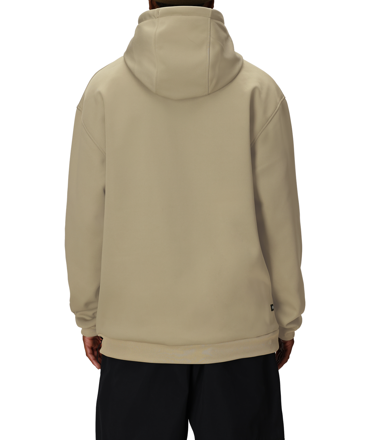 MENS BONDED FLEECE ZIP HOODY - SAGE