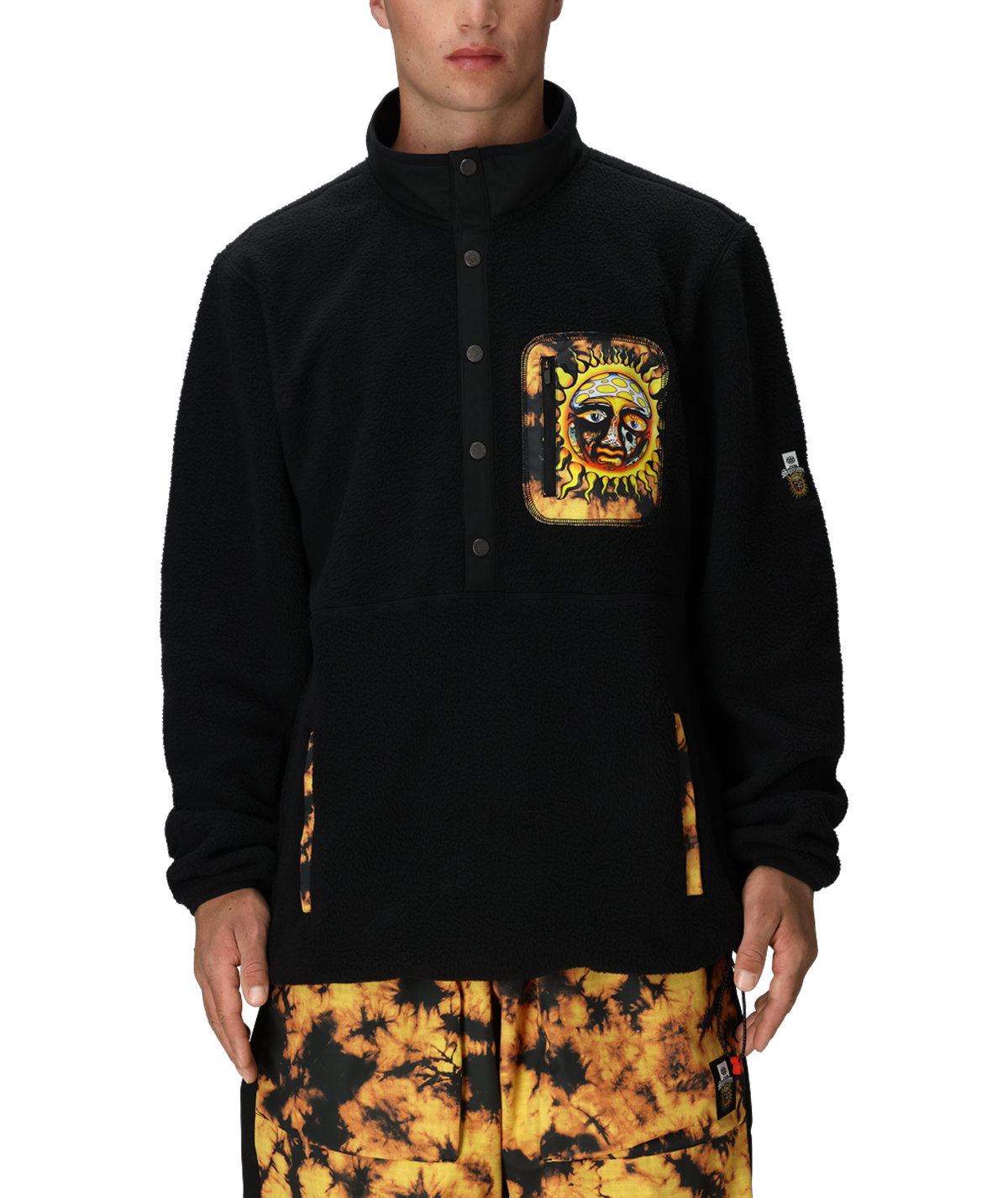 MENS 686 SUBLIME TIOGA FLEECE PULLOVER - SUBLIME BLACK
