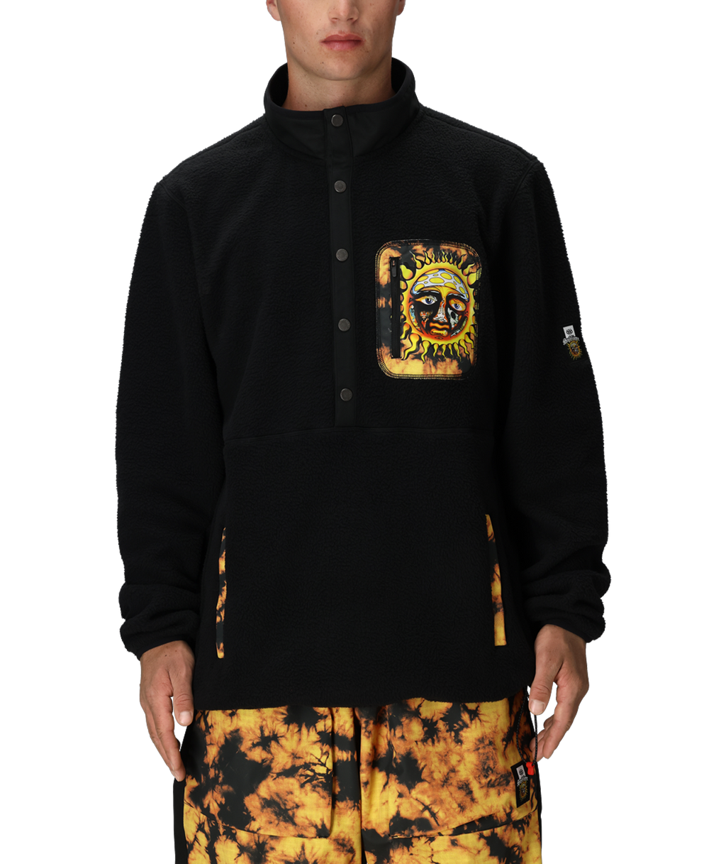 MENS 686 SUBLIME TIOGA FLEECE PULLOVER - SUBLIME BLACK