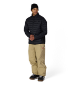 MENS THERMAL PUFF INSULATED JACKET - BLACK