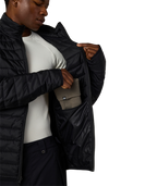 MENS THERMAL PUFF INSULATED JACKET - BLACK