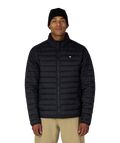 MENS THERMAL PUFF INSULATED JACKET - BLACK