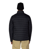 MENS THERMAL PUFF INSULATED JACKET - BLACK