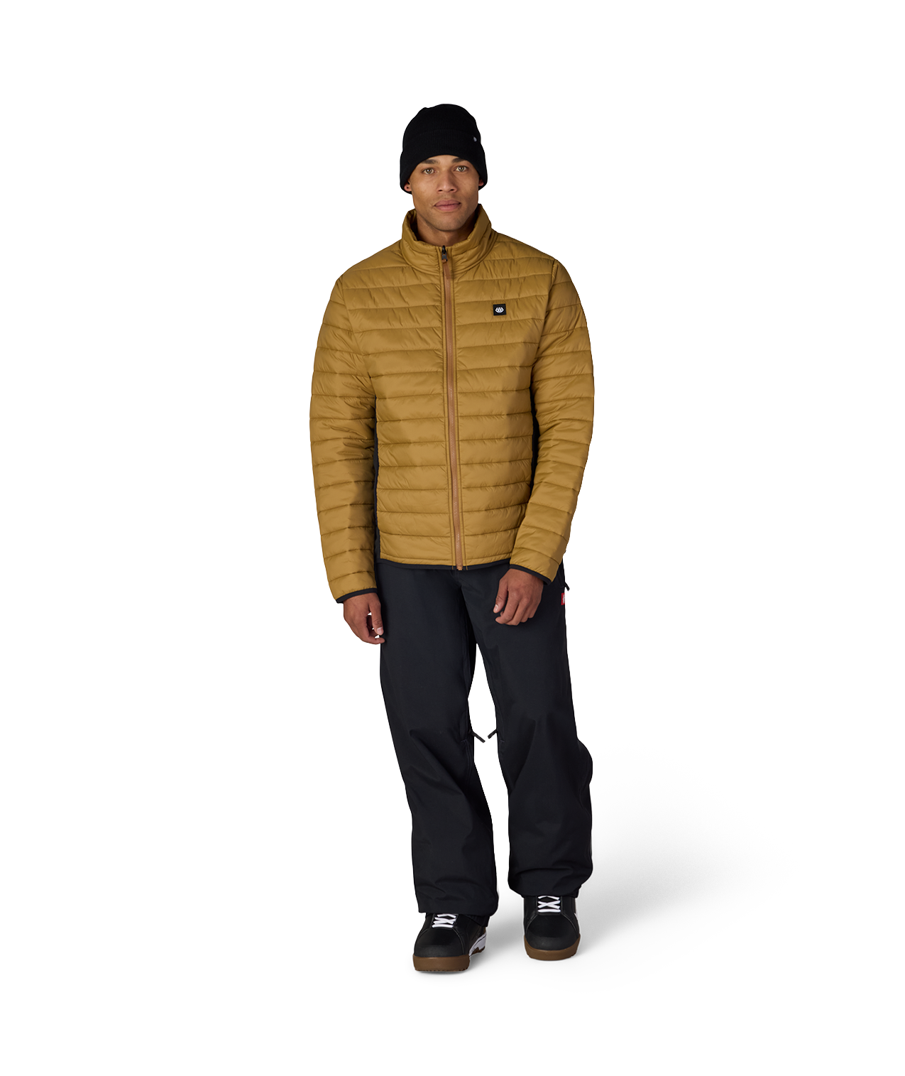 MENS THERMAL PUFF INSULATED JACKET - BRONZE
