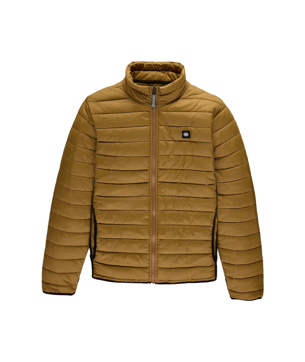 MENS THERMAL PUFF INSULATED JACKET - BRONZE