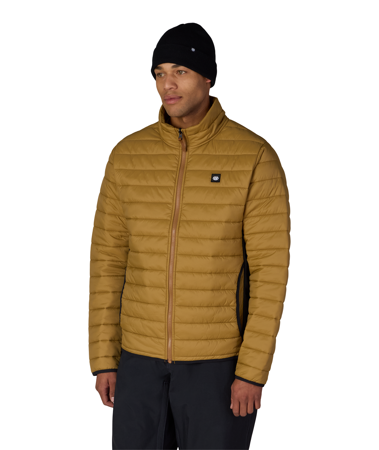 MENS THERMAL PUFF INSULATED JACKET - BRONZE