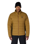 MENS THERMAL PUFF INSULATED JACKET - BRONZE