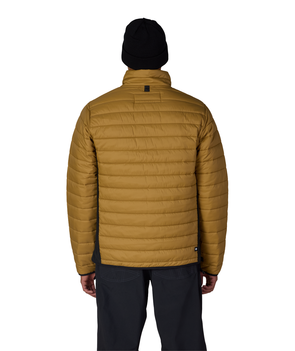 MENS THERMAL PUFF INSULATED JACKET - BRONZE