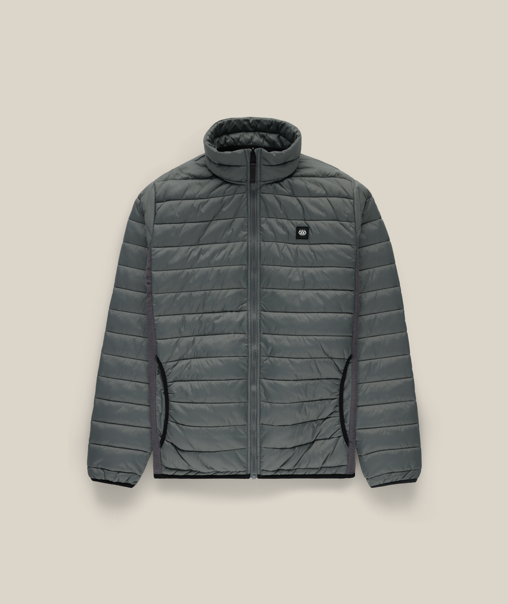 MENS THERMAL PUFF INSULATED JACKET - RHINO GREY