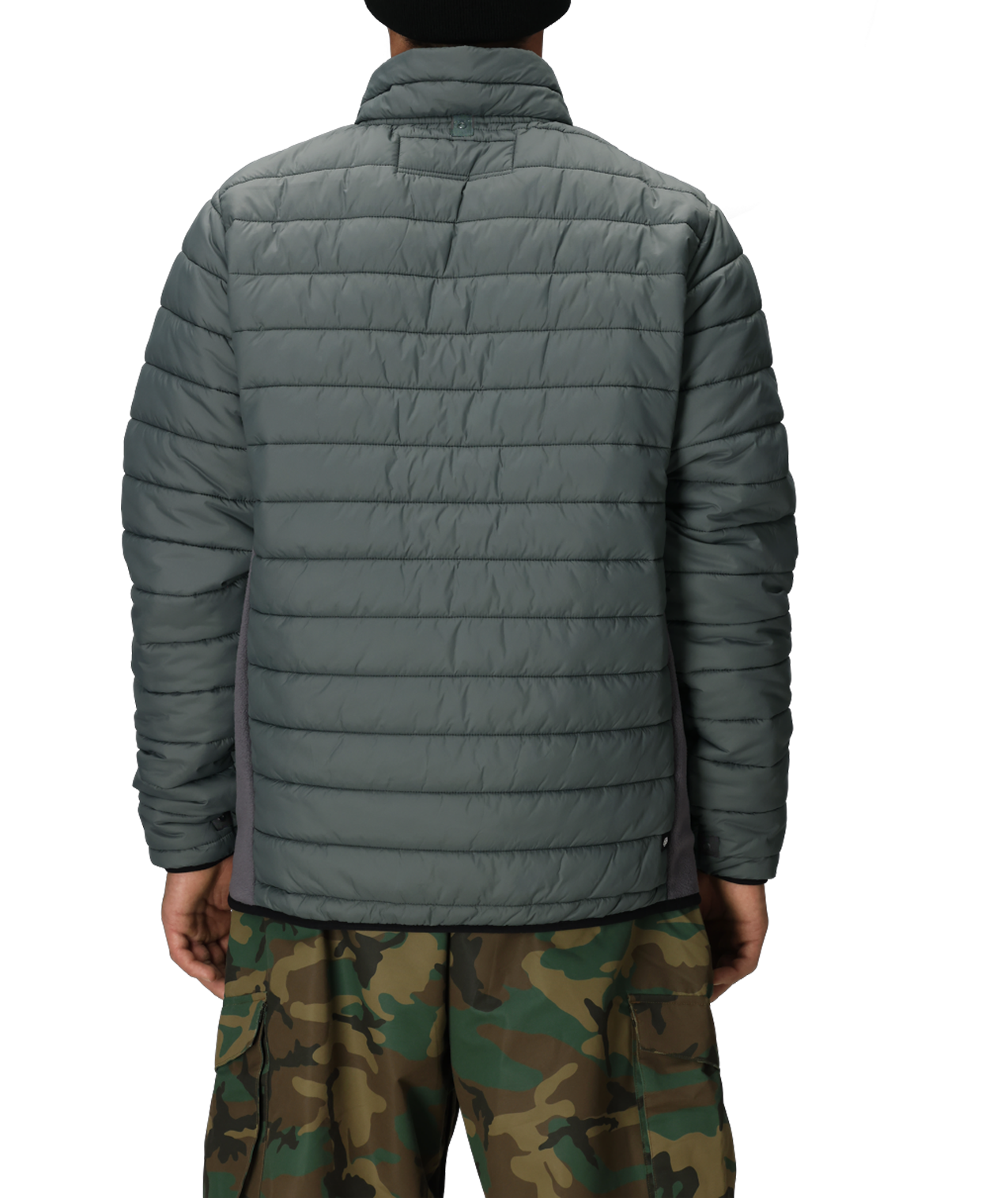 MENS THERMAL PUFF INSULATED JACKET - RHINO GREY
