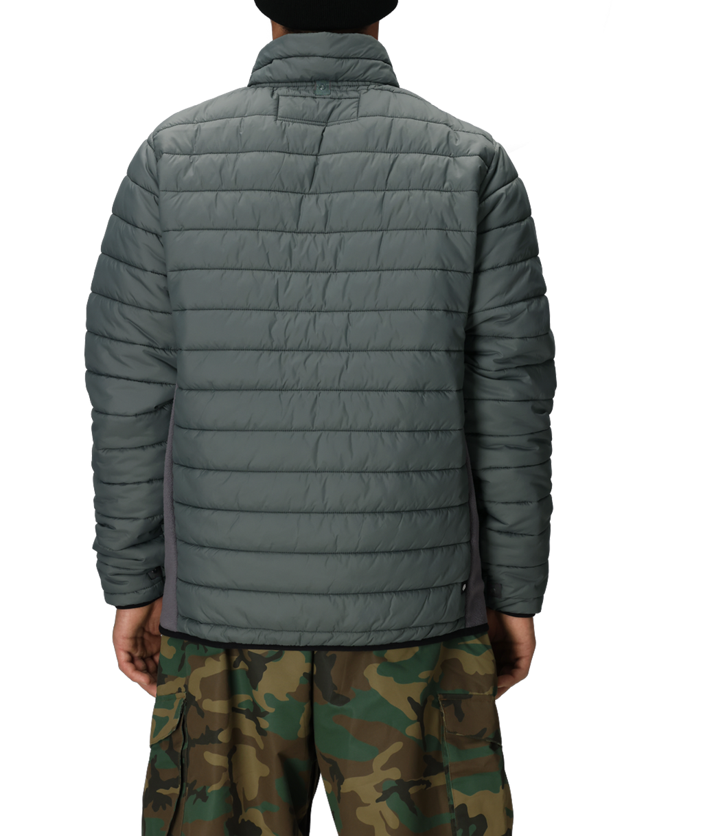 MENS THERMAL PUFF INSULATED JACKET - RHINO GREY