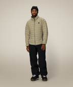 MENS THERMAL PUFF INSULATED JACKET - SAGE COLORBLOCK