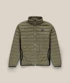 MENS THERMAL PUFF INSULATED JACKET - SAGE COLORBLOCK