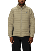 MENS THERMAL PUFF INSULATED JACKET - SAGE COLORBLOCK