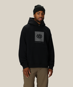 KNOCKOUT LOGO PREMIUM HEAVYWEIGHT PULLOVER HOODY - BLACK PRINT