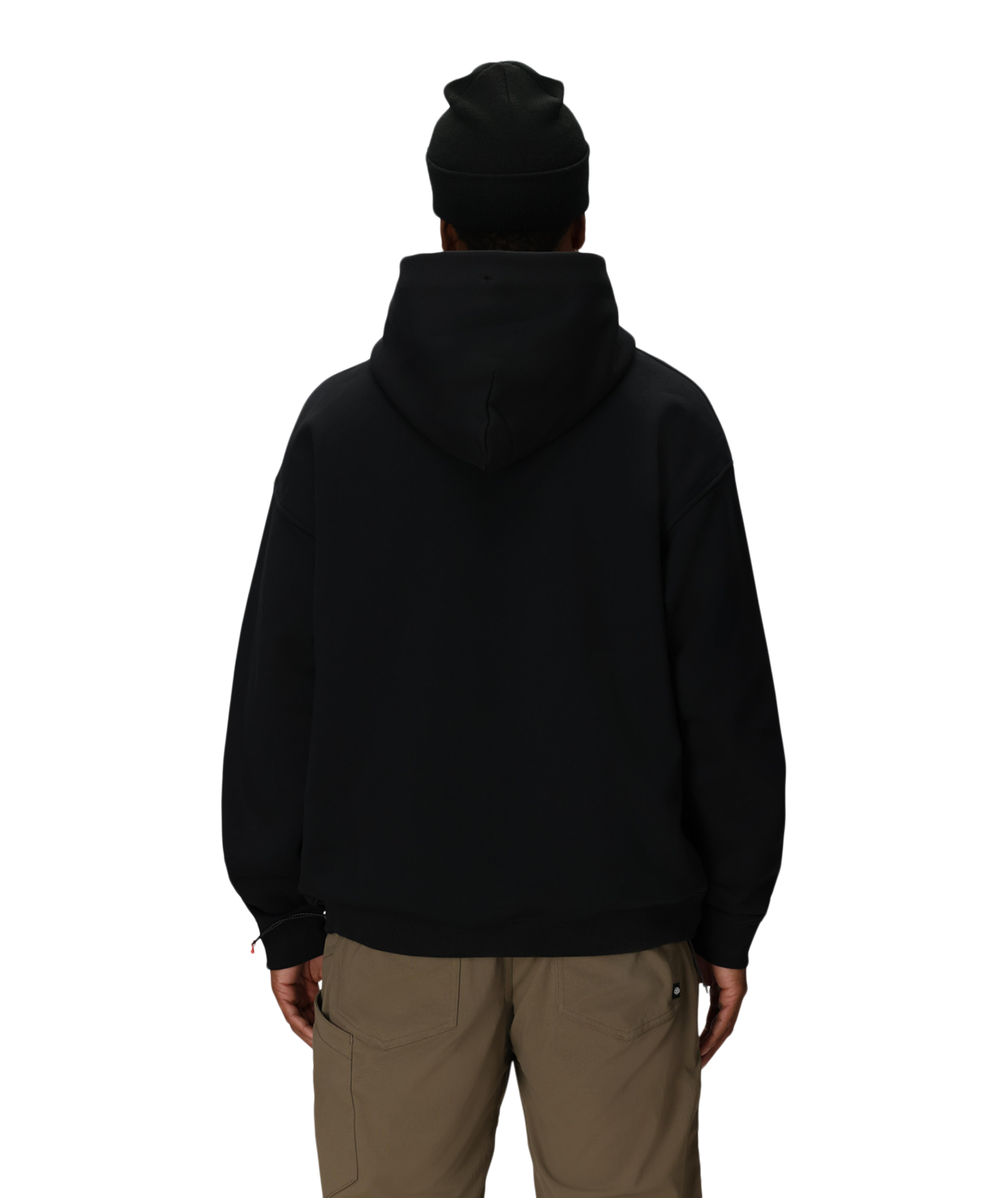 KNOCKOUT LOGO PREMIUM HEAVYWEIGHT PULLOVER HOODY - BLACK PRINT