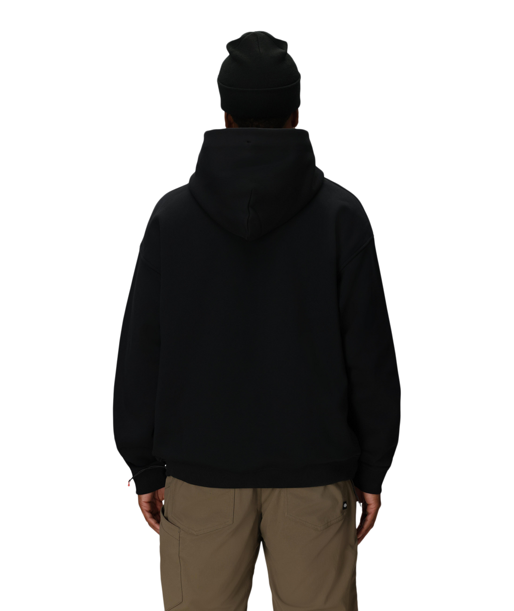 KNOCKOUT LOGO PREMIUM HEAVYWEIGHT PULLOVER HOODY - BLACK PRINT