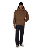 KNOCKOUT LOGO PREMIUM HEAVYWEIGHT PULLOVER HOODY - DARK EARTH