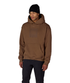 KNOCKOUT LOGO PREMIUM HEAVYWEIGHT PULLOVER HOODY - DARK EARTH