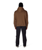 KNOCKOUT LOGO PREMIUM HEAVYWEIGHT PULLOVER HOODY - DARK EARTH