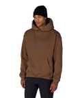 KNOCKOUT LOGO PREMIUM HEAVYWEIGHT PULLOVER HOODY - DARK EARTH