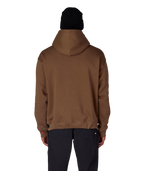 KNOCKOUT LOGO PREMIUM HEAVYWEIGHT PULLOVER HOODY - DARK EARTH