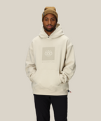 KNOCKOUT LOGO PREMIUM HEAVYWEIGHT PULLOVER HOODY - LIMESTONE