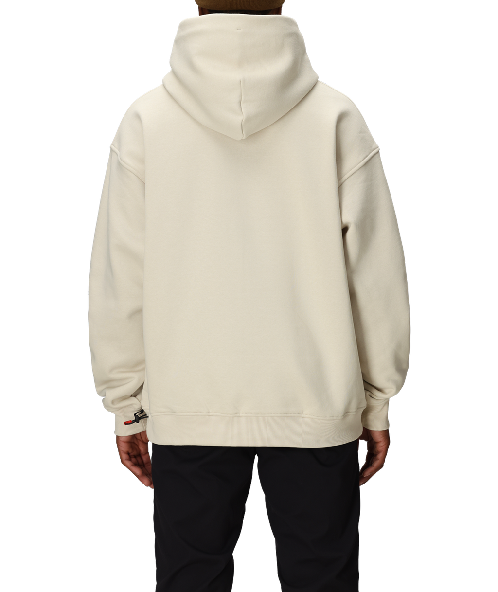KNOCKOUT LOGO PREMIUM HEAVYWEIGHT PULLOVER HOODY - LIMESTONE