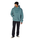 KNOCKOUT LOGO PREMIUM HEAVYWEIGHT PULLOVER HOODY - PALE FIRN