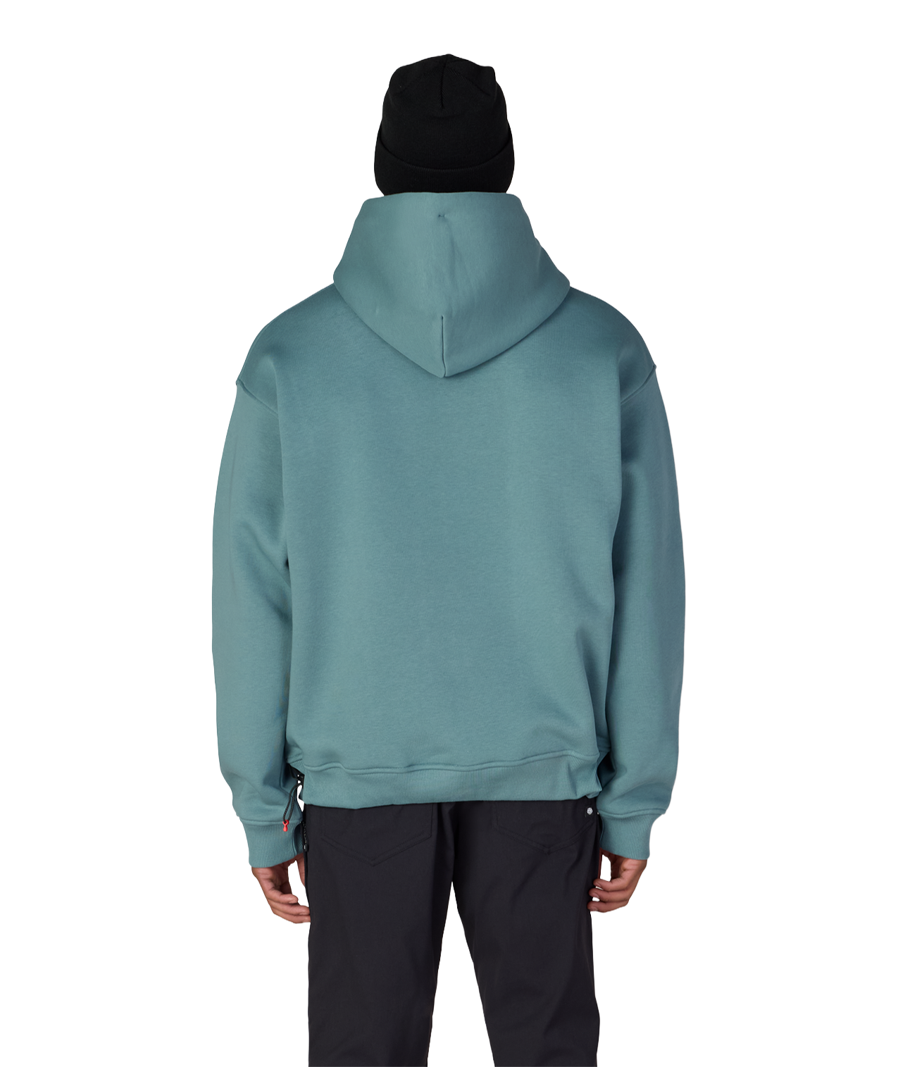 KNOCKOUT LOGO PREMIUM HEAVYWEIGHT PULLOVER HOODY - PALE FIRN