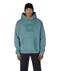 KNOCKOUT LOGO PREMIUM HEAVYWEIGHT PULLOVER HOODY - PALE FIRN