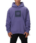 KNOCKOUT LOGO PREMIUM HEAVYWEIGHT PULLOVER HOODY - PURPLE DAWN