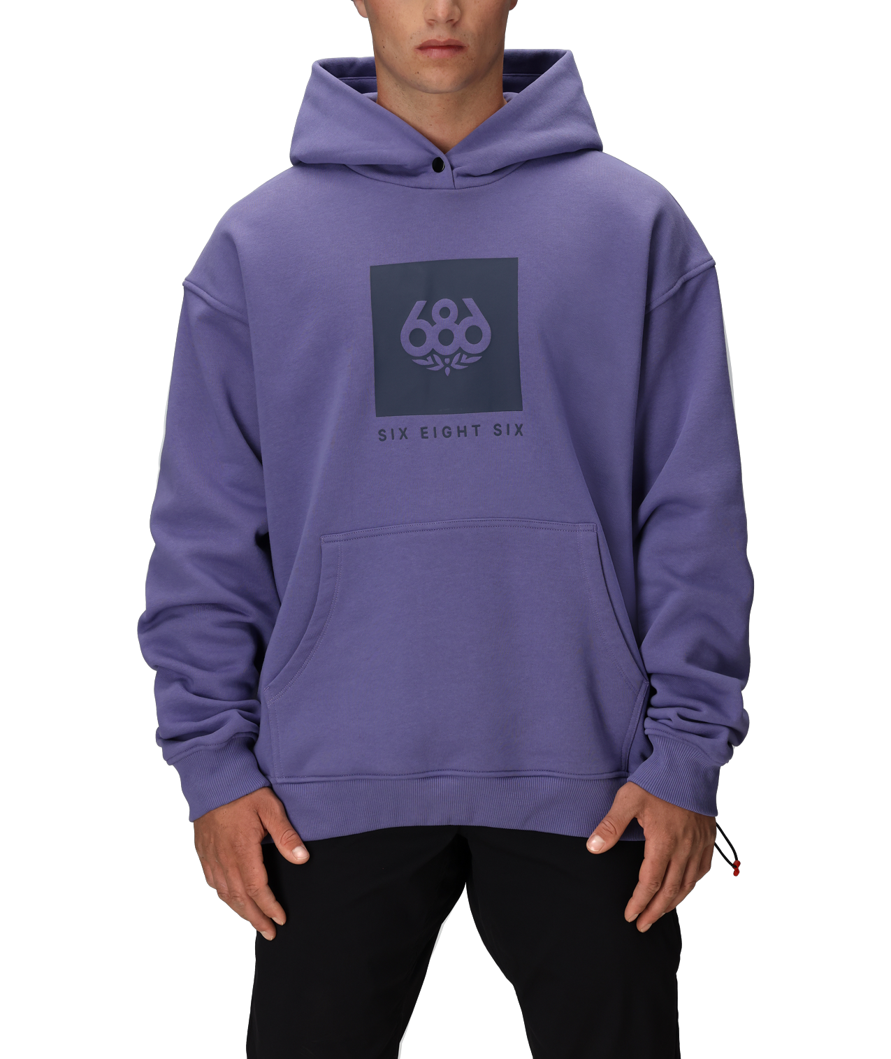 KNOCKOUT LOGO PREMIUM HEAVYWEIGHT PULLOVER HOODY - PURPLE DAWN