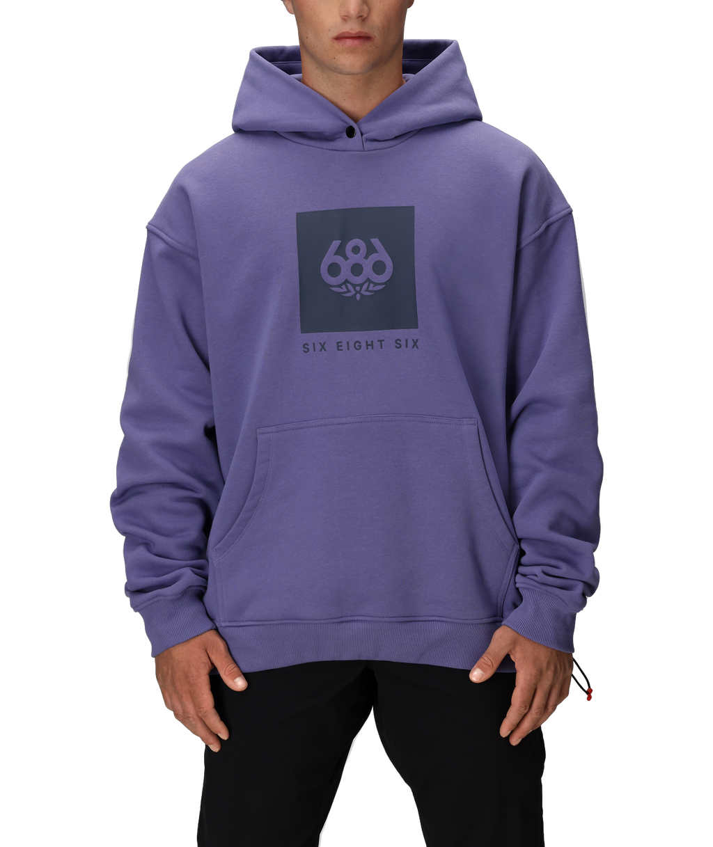 KNOCKOUT LOGO PREMIUM HEAVYWEIGHT PULLOVER HOODY - PURPLE DAWN