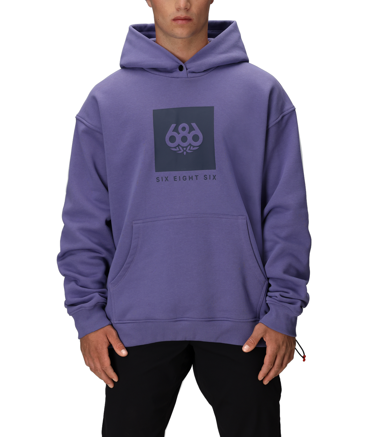 KNOCKOUT LOGO PREMIUM HEAVYWEIGHT PULLOVER HOODY - PURPLE DAWN