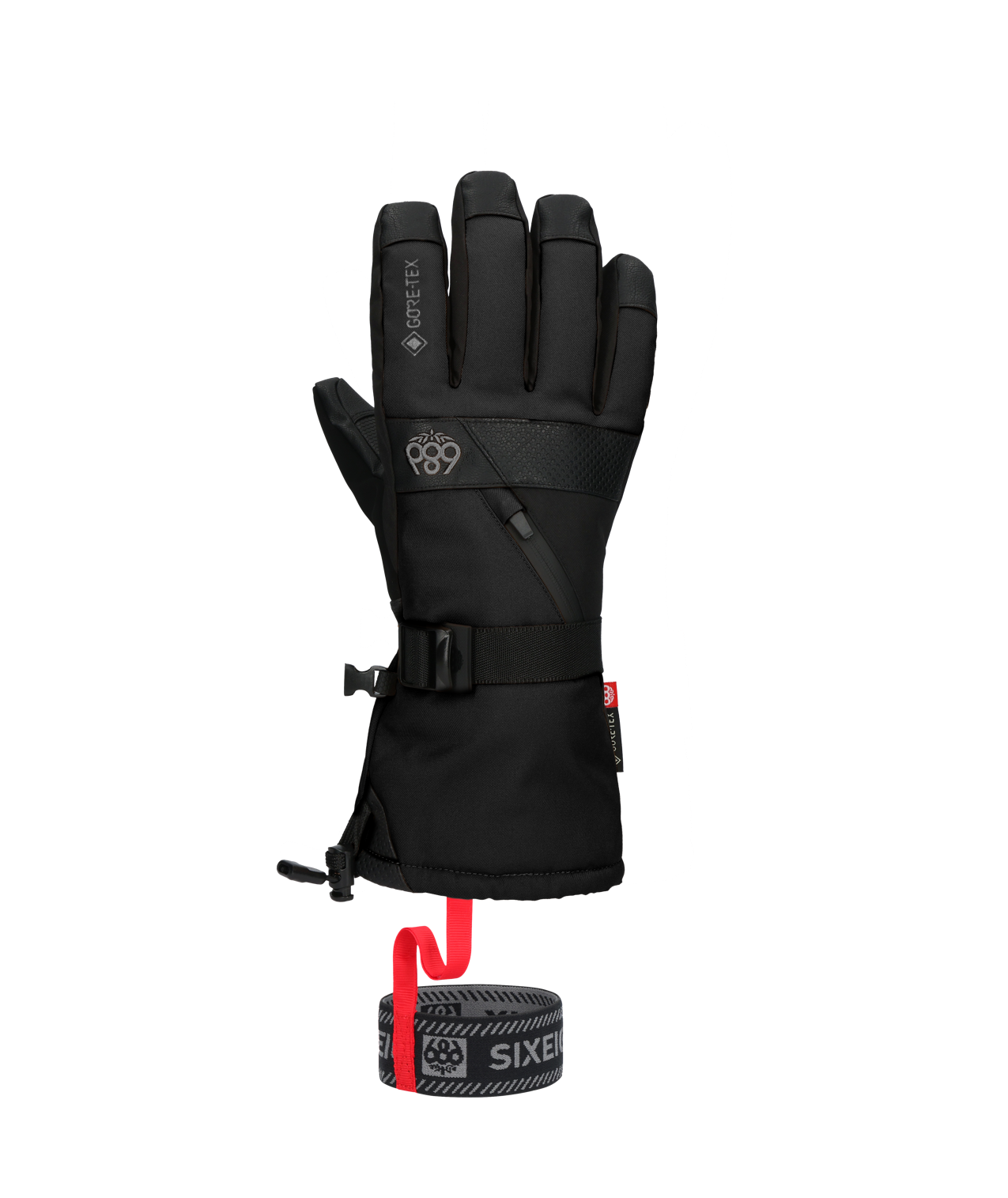MENS GORE-TEX SMARTY® 3-in-1 GAUNTLET GLOVE - BLACK