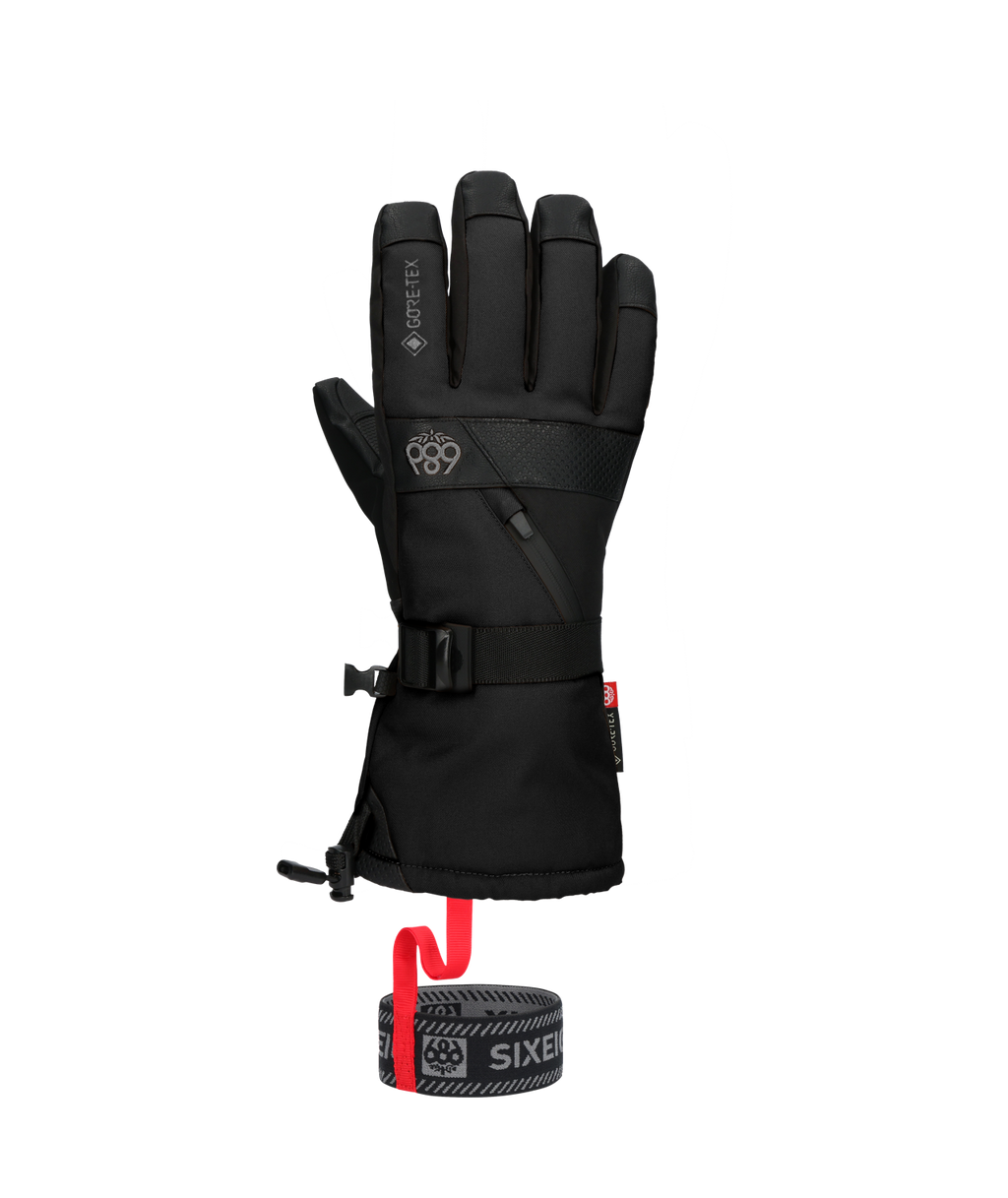 MENS GORE-TEX SMARTY® 3-in-1 GAUNTLET GLOVE - BLACK