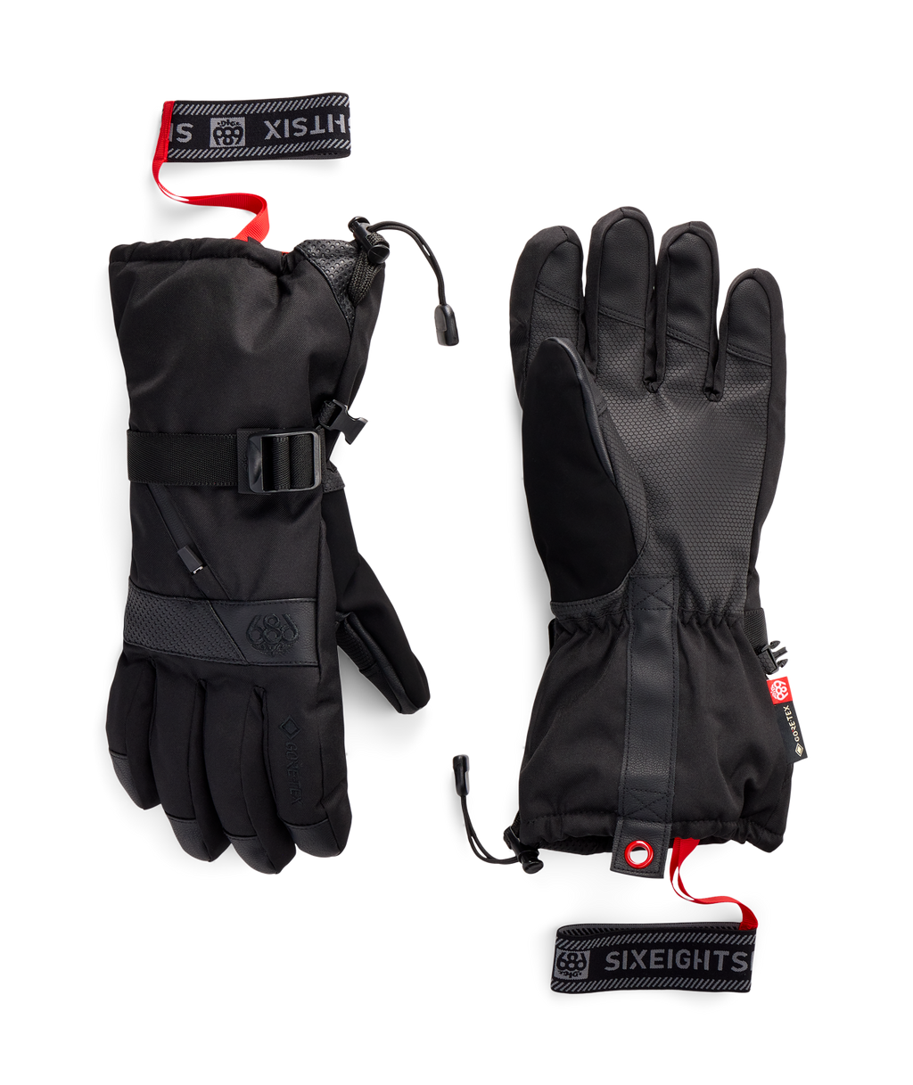 MENS GORE-TEX SMARTY® 3-in-1 GAUNTLET GLOVE - BLACK
