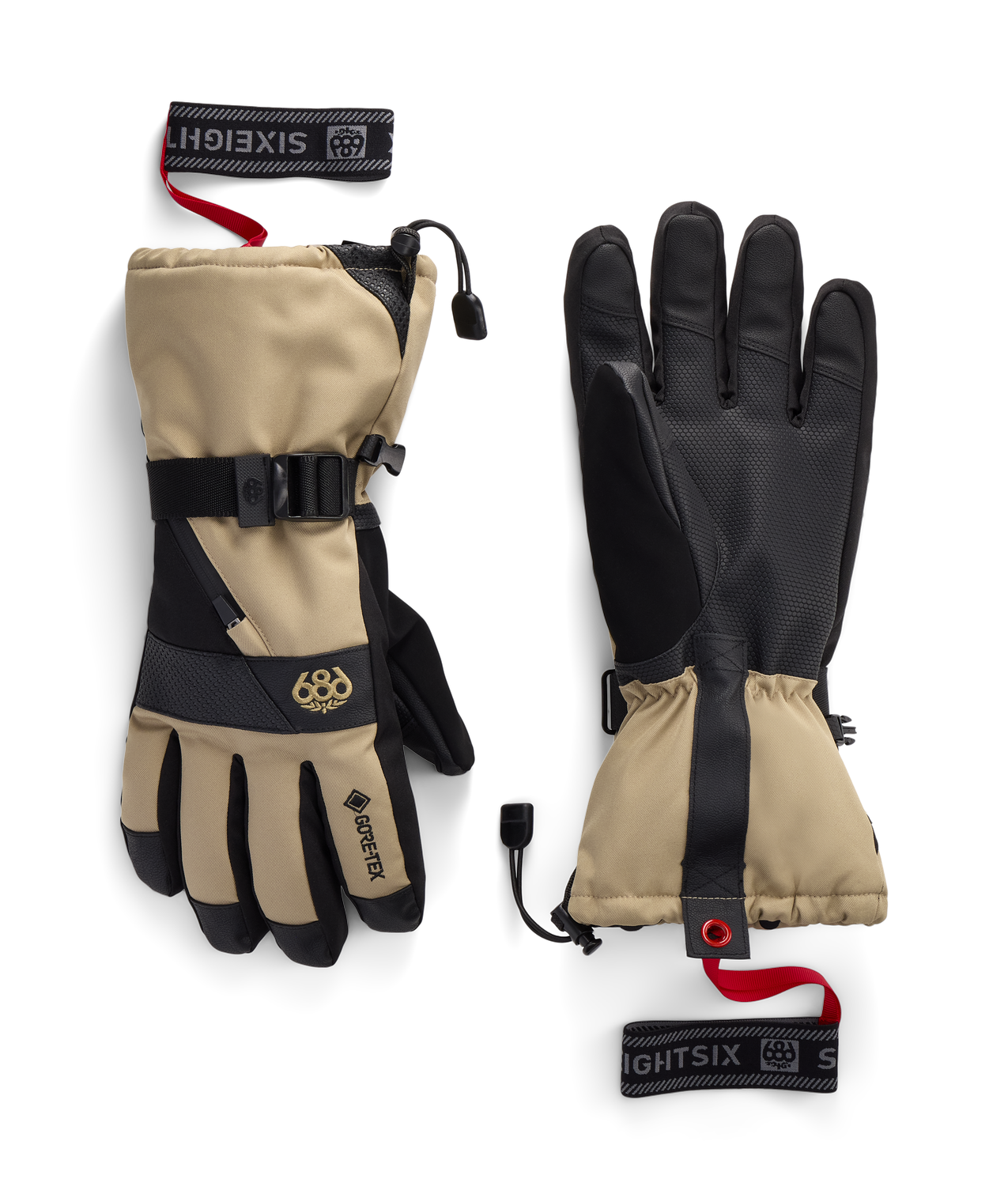 MENS GORE-TEX SMARTY® 3-in-1 GAUNTLET GLOVE - KHAKI