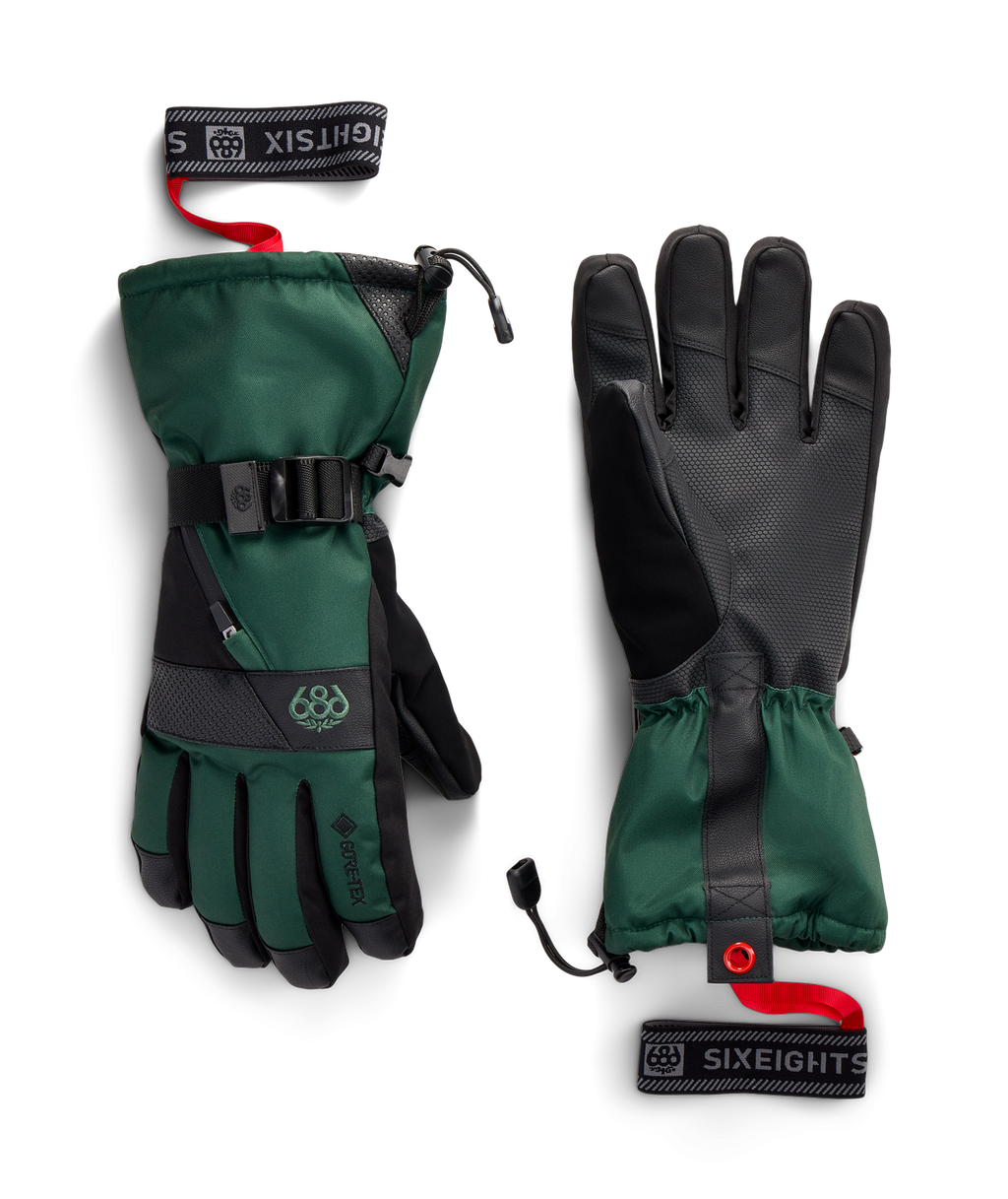 MENS GORE-TEX SMARTY® 3-in-1 GAUNTLET GLOVE - MOSS GREEN