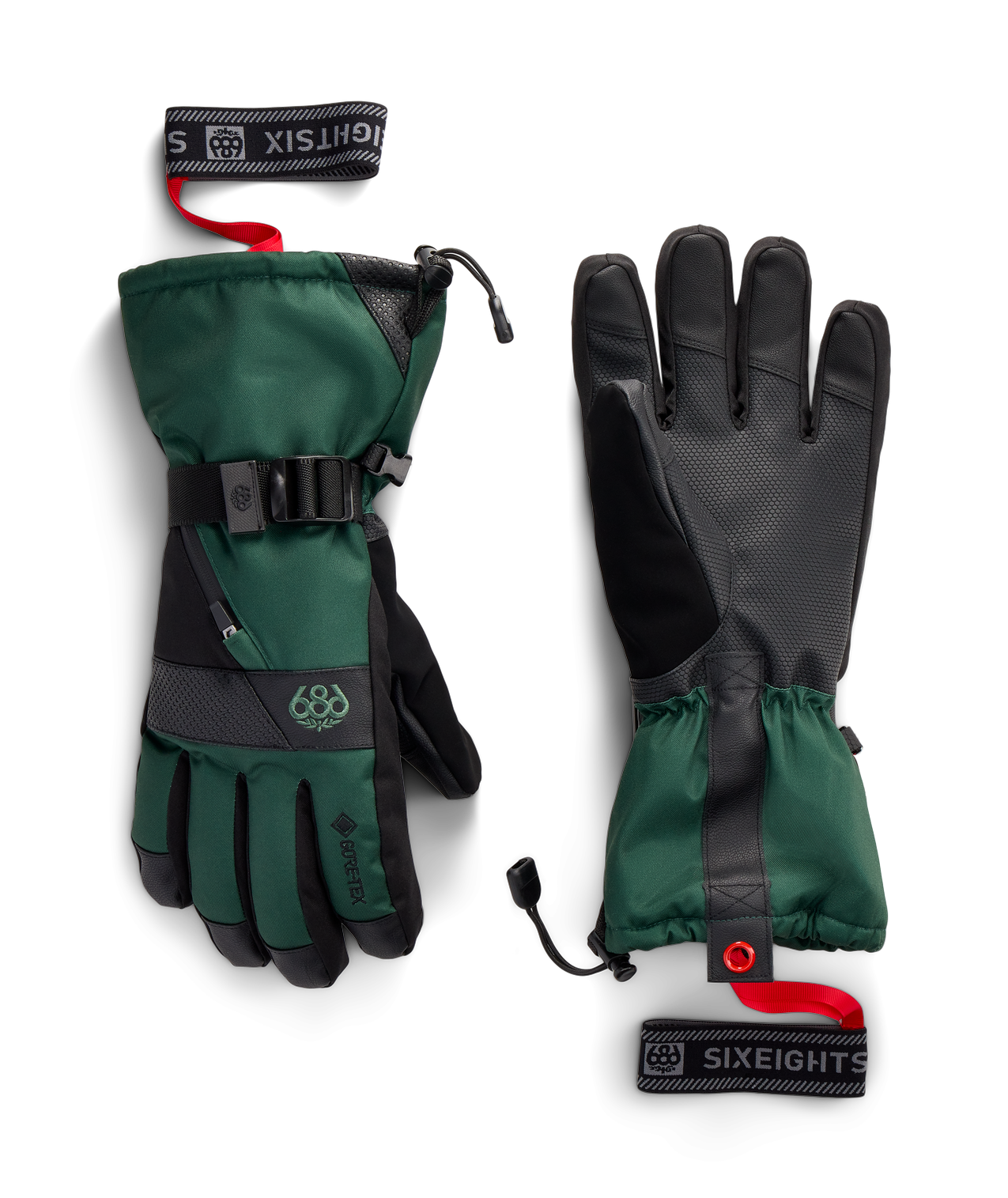 MENS GORE-TEX SMARTY® 3-in-1 GAUNTLET GLOVE - MOSS GREEN