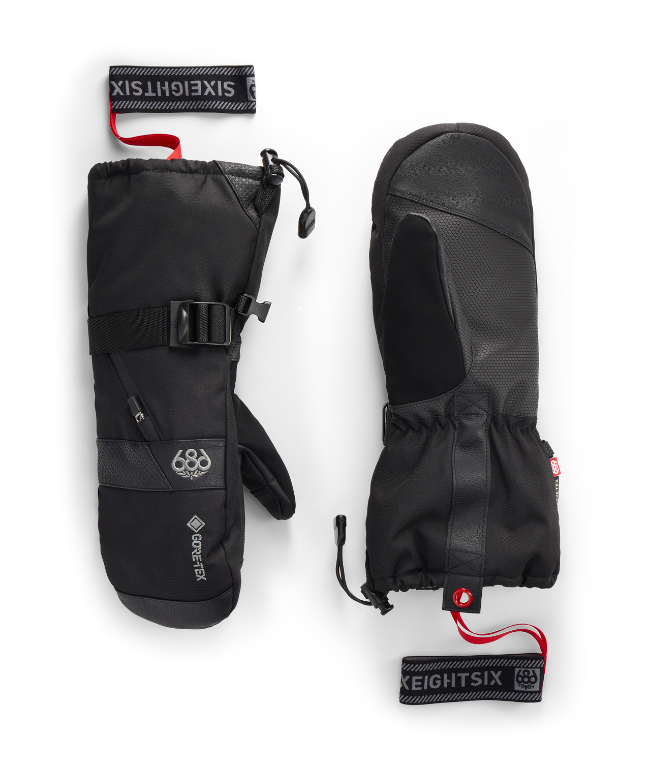 MENS GORE-TEX SMARTY® 3-in-1 GAUNTLET MITT - BLACK